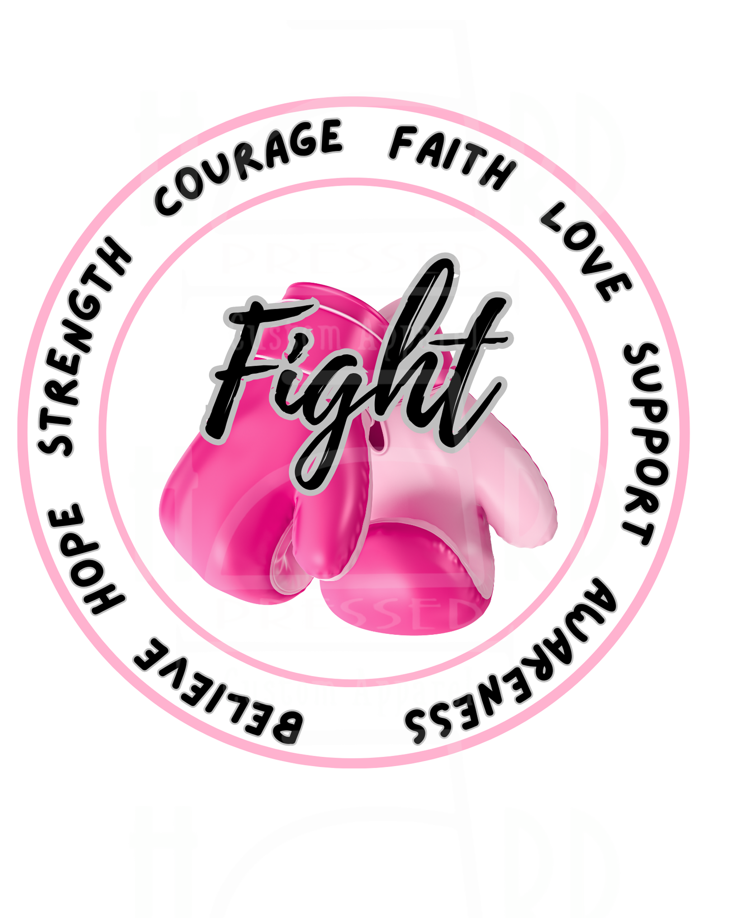 BREAST CANCER / FIGHT BOXING GLOVES