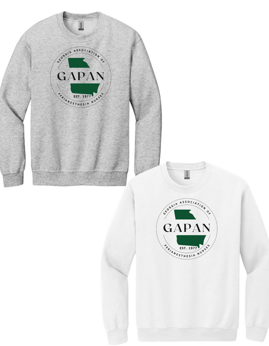 ADULT UNISEX GILDAN CREWNECK SWEATSHIRT / GAPAN