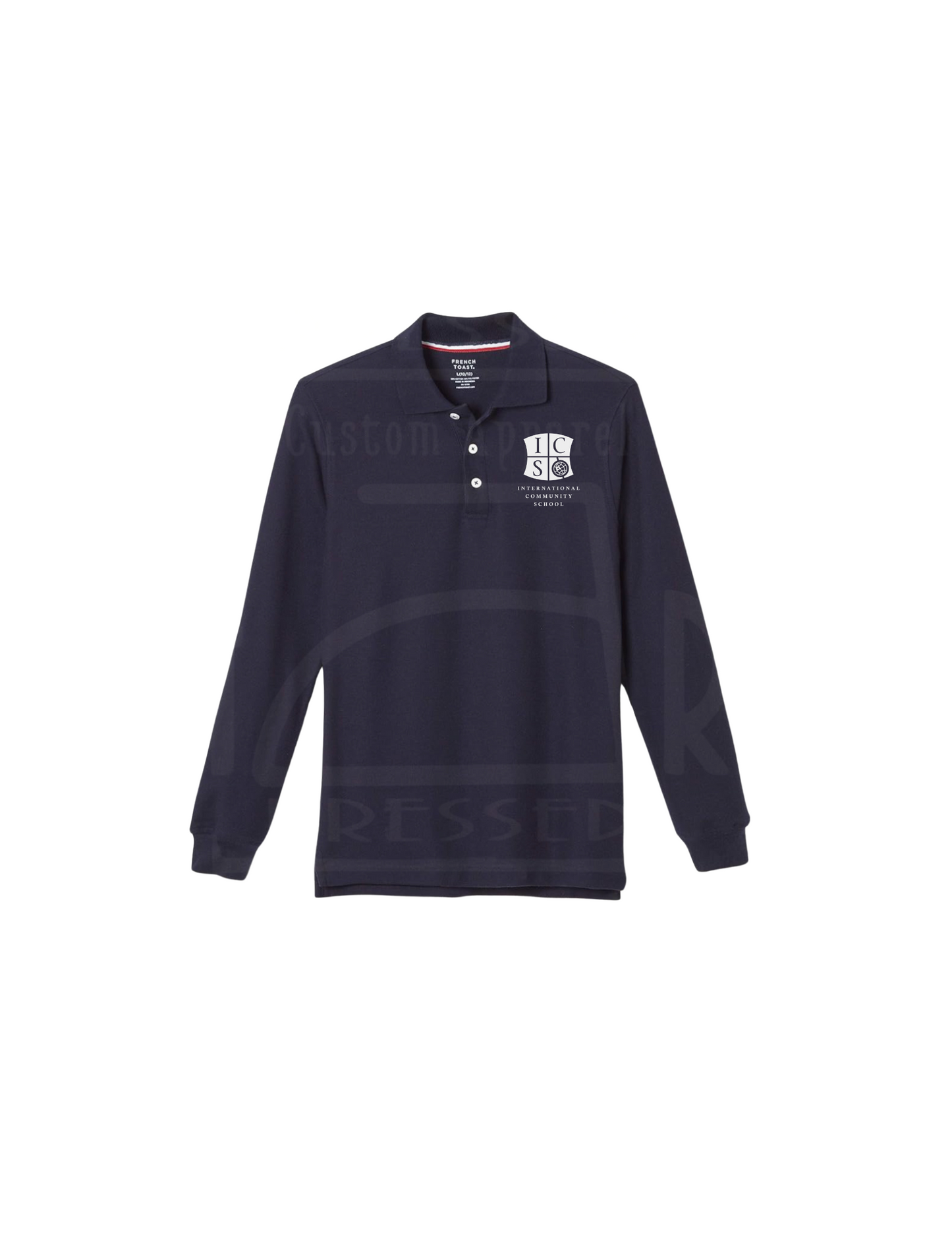 YOUTH BOY LONG SLEEVE POLO / FRENCH TOAST