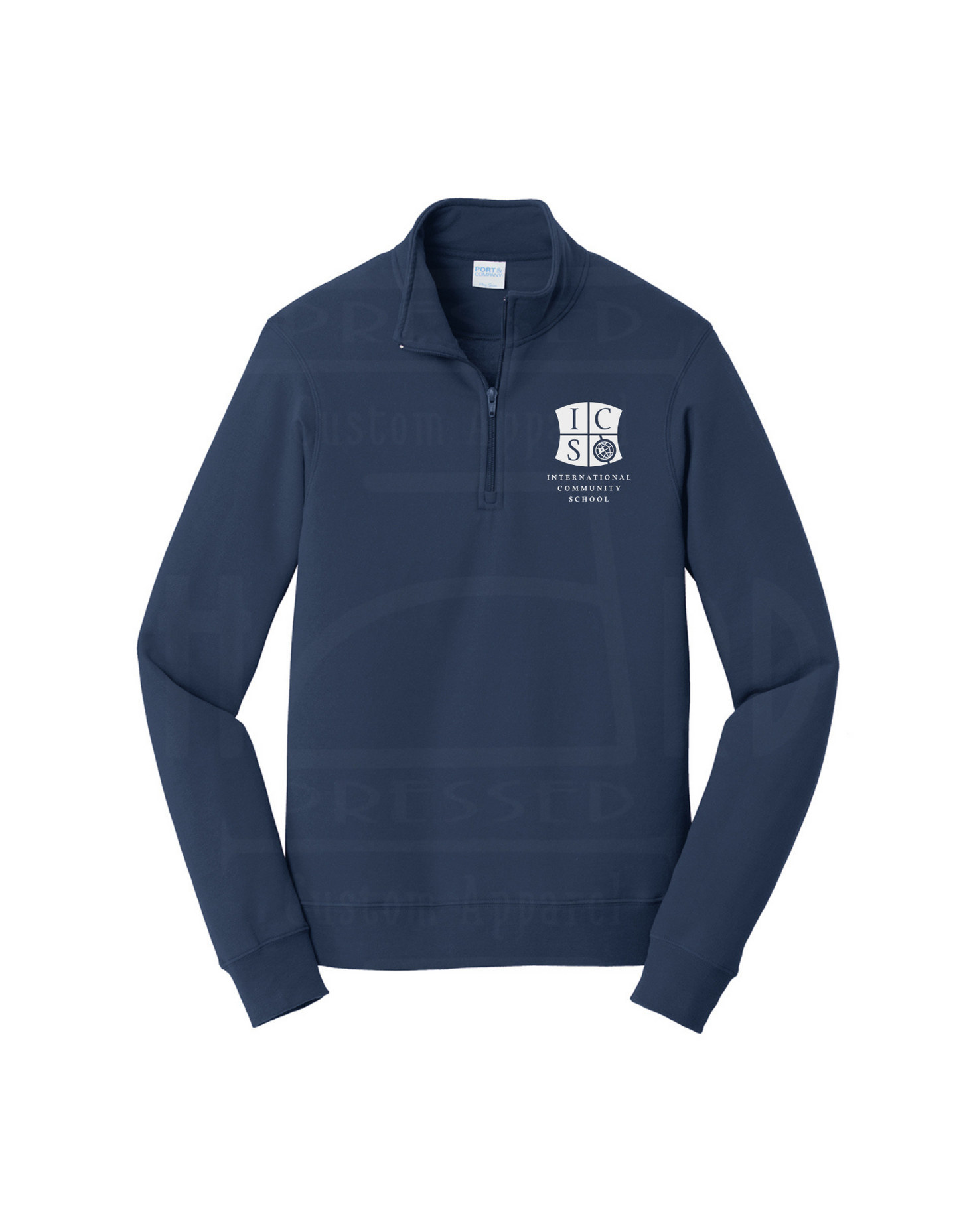 ICS FACULTY / EMBROIDERED 1/4 ZIP UNISEX JACKET / PORT AUTHORITY